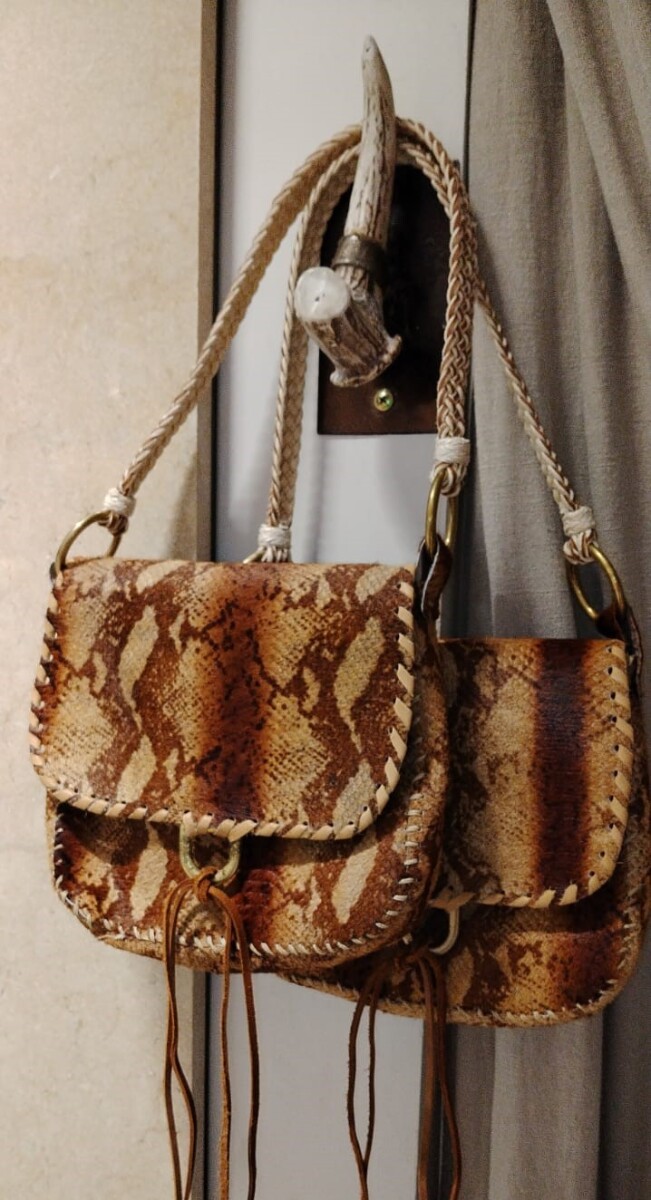 Cartera Lady Bag - Snake Camel 