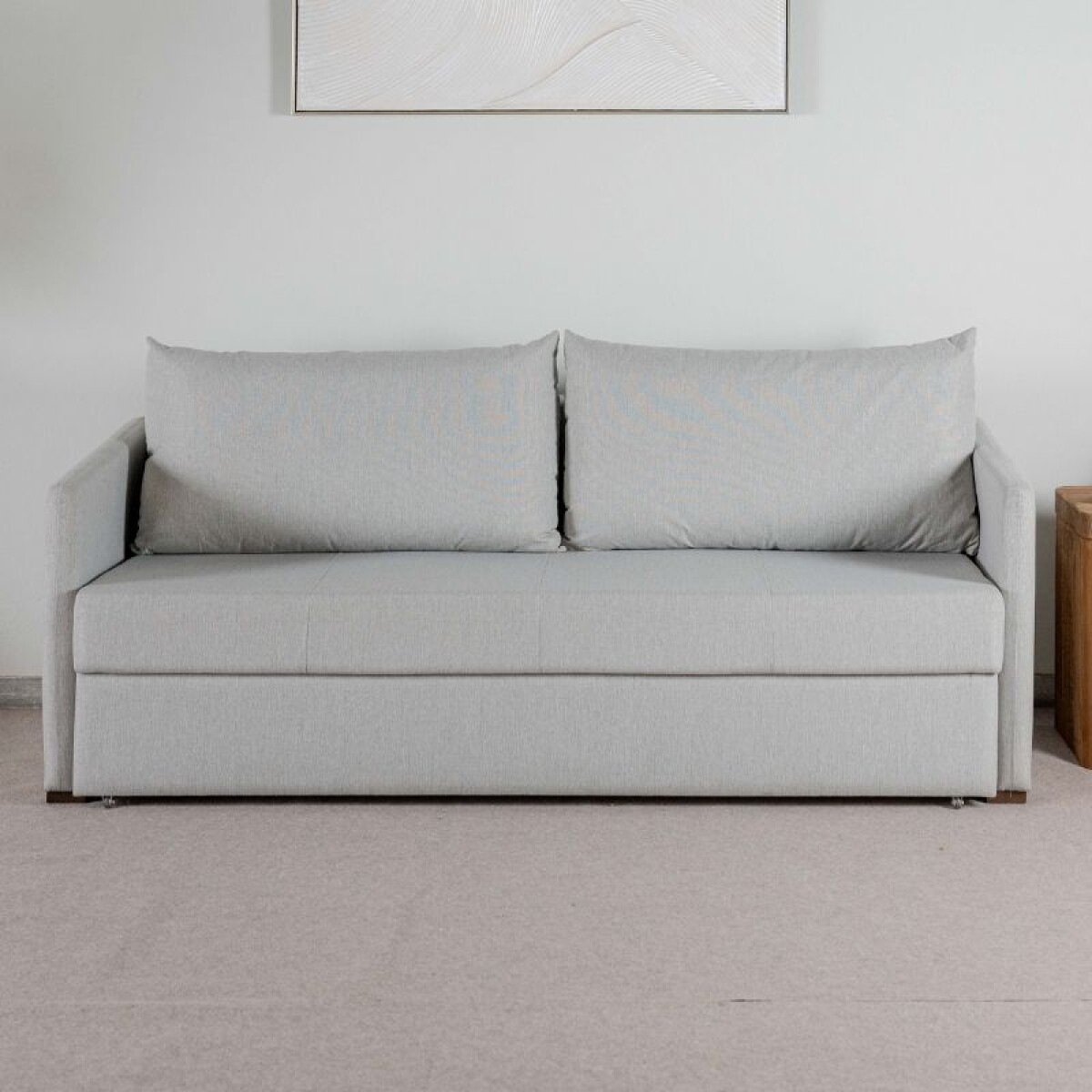 Sofá Cama Casal / Gris claro 