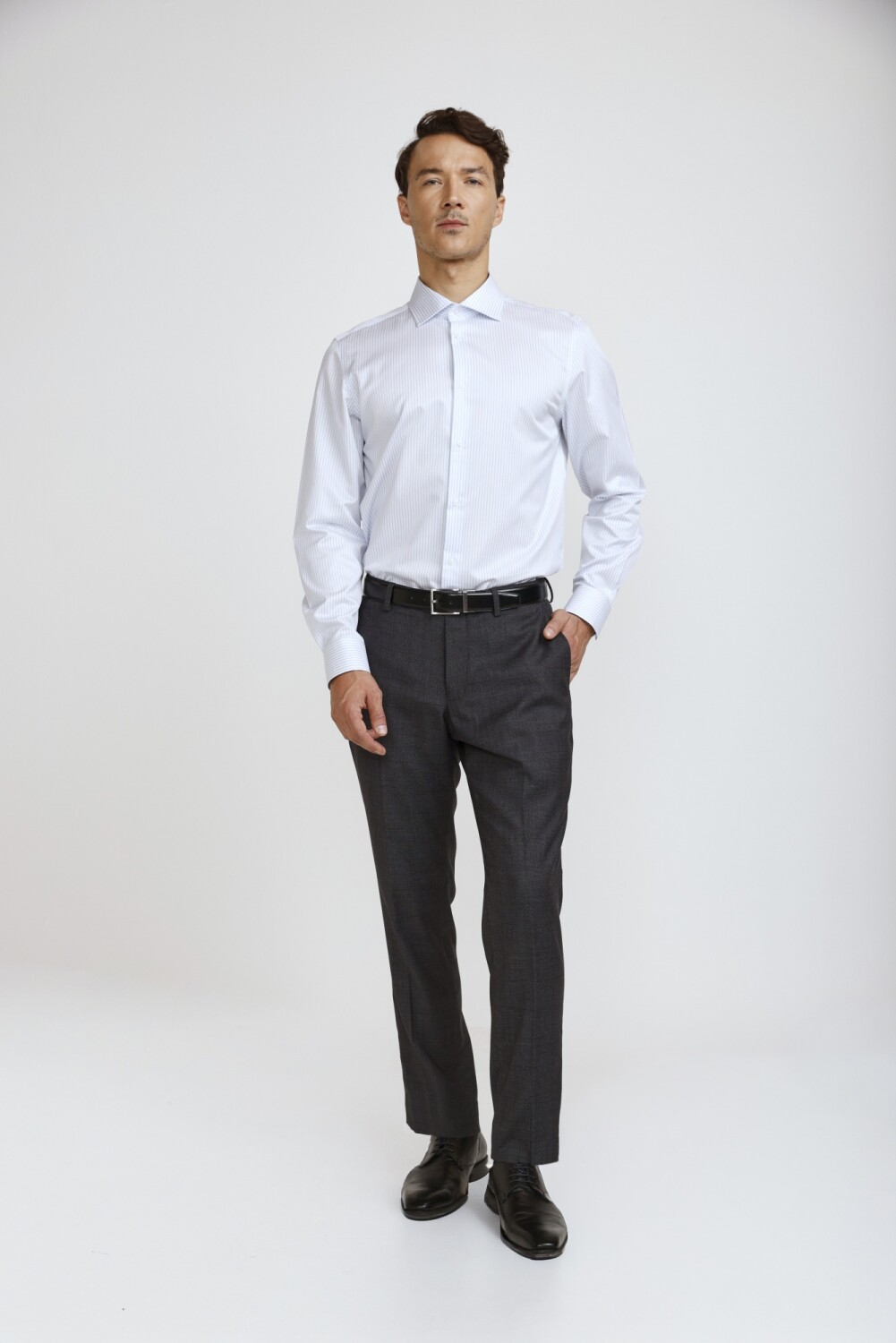 Camisa Guarnieri Premium - CELESTE RAYA — ALTOCONCEPTO