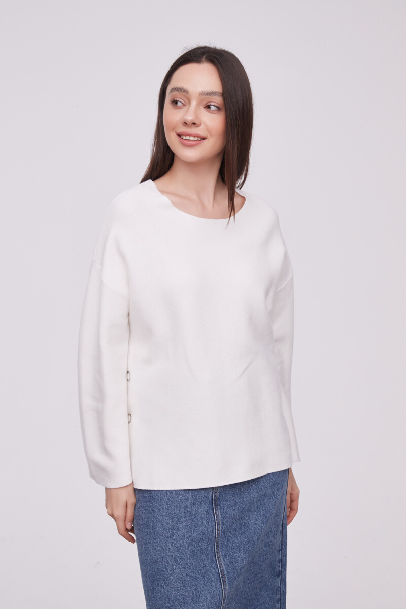 Sweater Inna - Marfil / Off White 