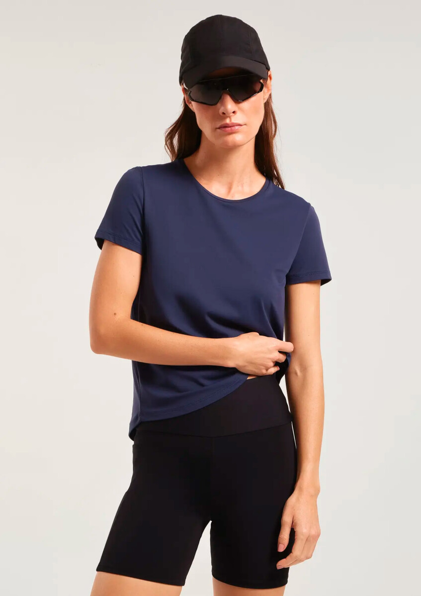 BLUSA DEPORTIVA SPORT CON PROTECCIÓN UV - AZUL 
