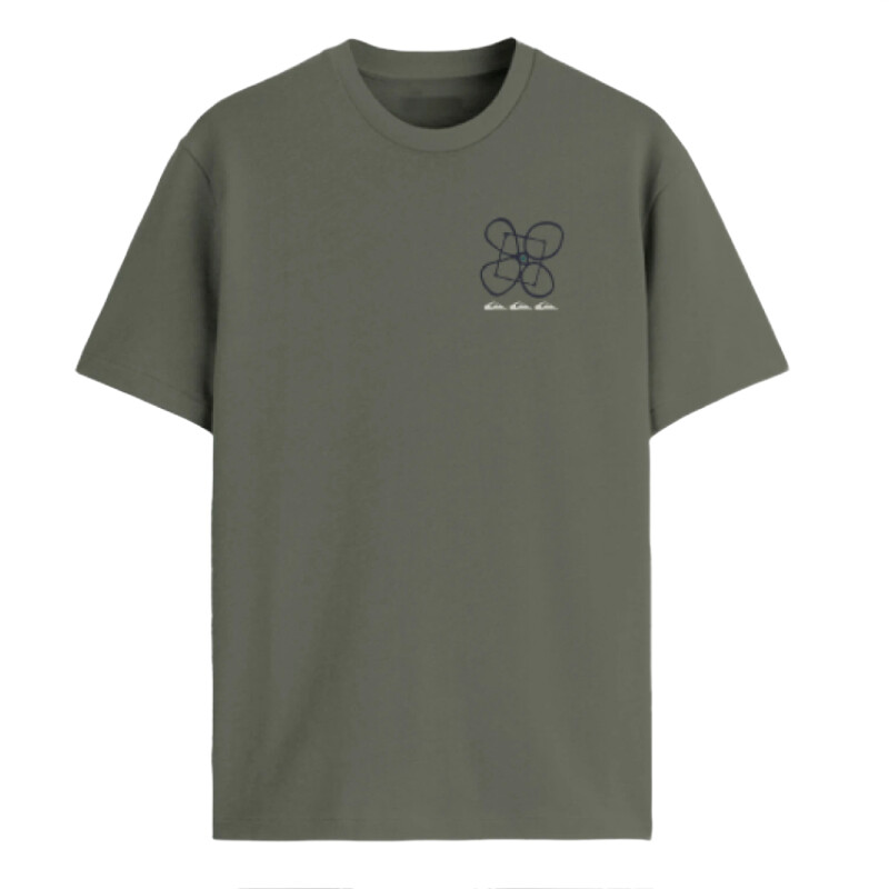Remera Quiksilver Outside Inside - Verde Remera Quiksilver Outside Inside - Verde