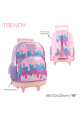 Mochila escolar con ruedas Really Cool Rosa