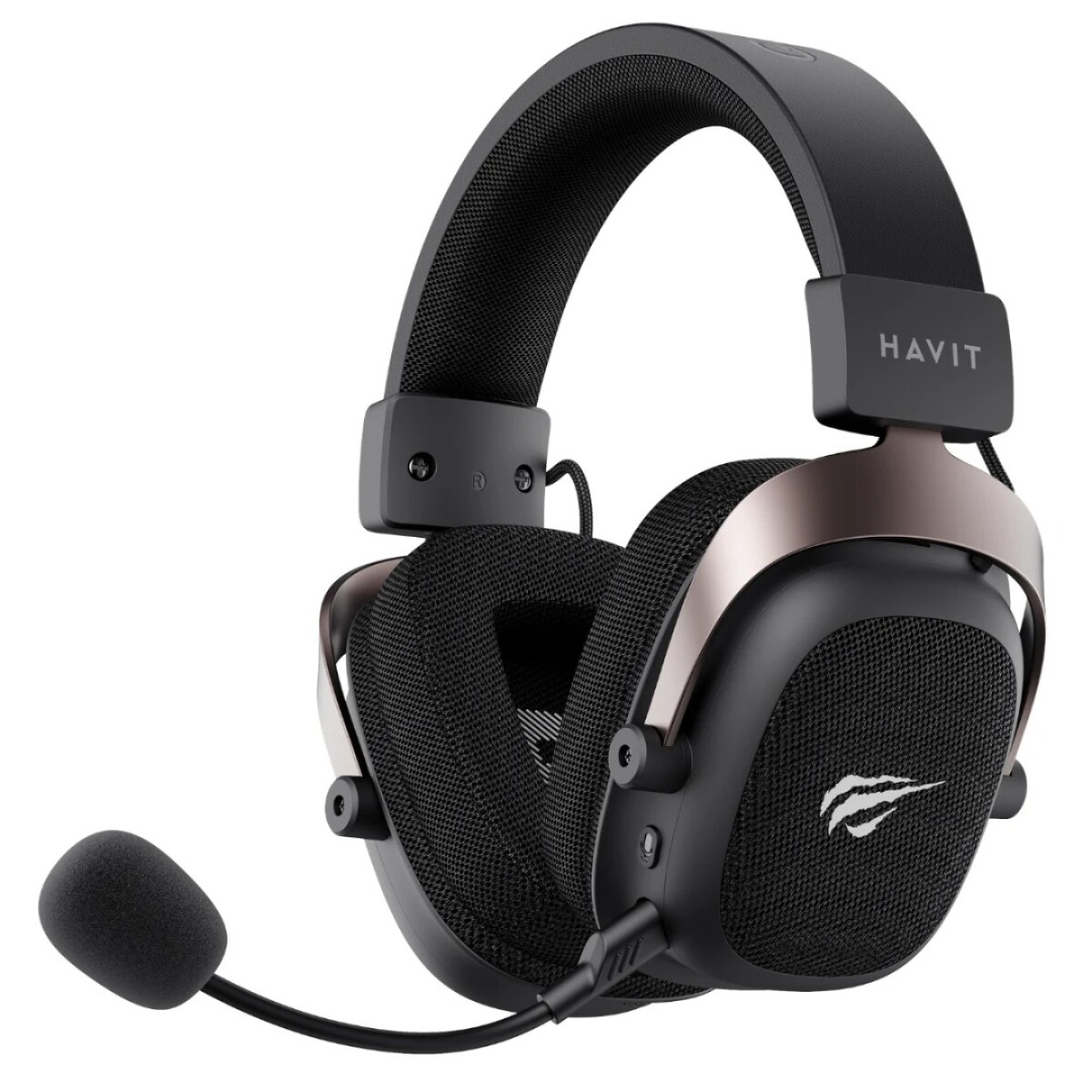 AURICULARES HAVIT GAMING SERIES H2002D PRO NEGRO, MICROFONO DESMONTABLE, BANDA AJUSTABLE, C/CABLE 