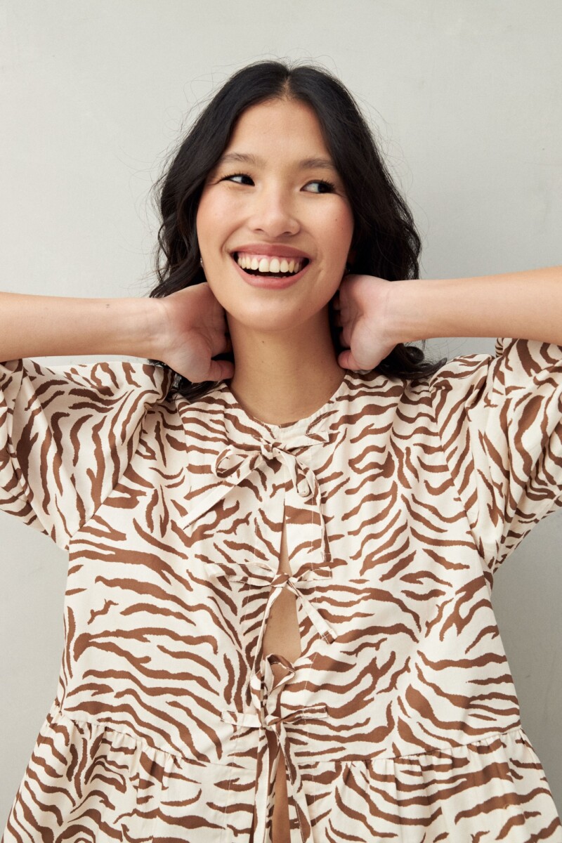 BLUSA WYNN PRINTED Almendra