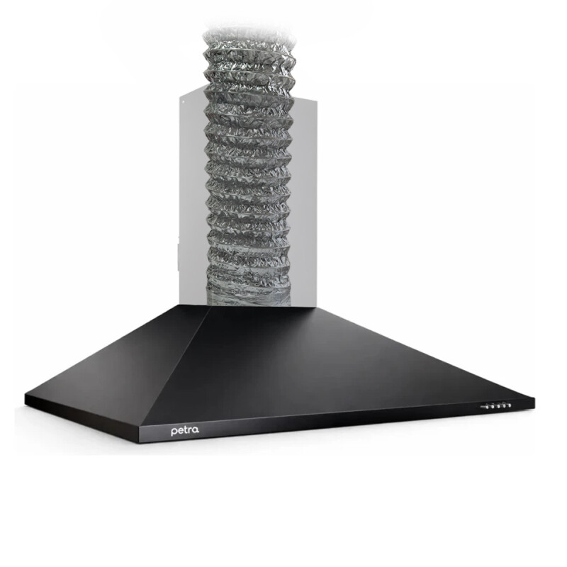 Campana Extractora De Cocina Petra 90cm Premium C/kit Instal Negro Campana Extractora De Cocina Petra 90cm Premium C/kit Instal Negro
