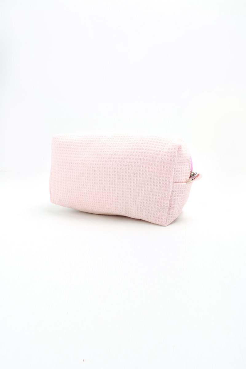 Necessaire waffle Rosado