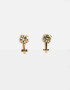 Aros Clips Con strass Aros Clips Con Strass - Dorado