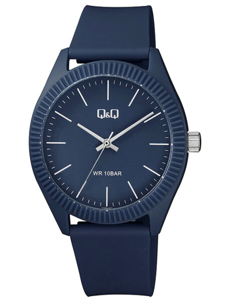 Reloj analógico Q&Q resistente al agua 100mts Azul