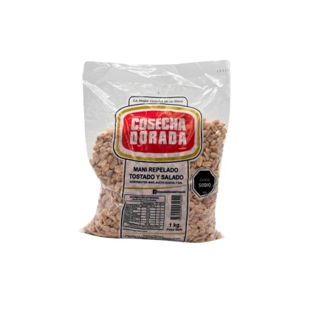 MANI TOSTADO C/SAL COSECHA DORADA BOLSA 1KG K781 MANI TOSTADO C/SAL COSECHA DORADA BOLSA 1KG K781
