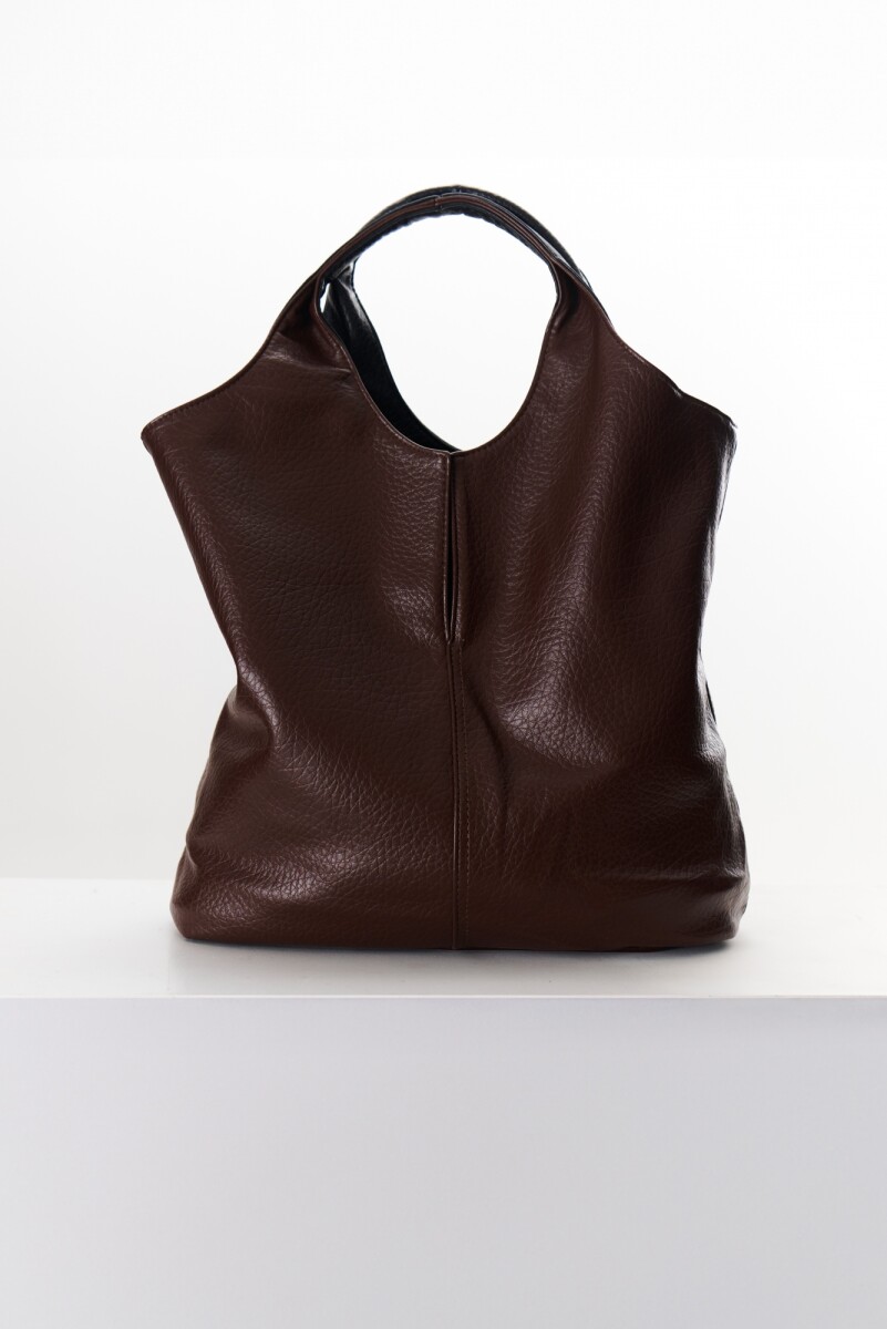 BOLSO REVERSIBLE - CHOCOLATE 