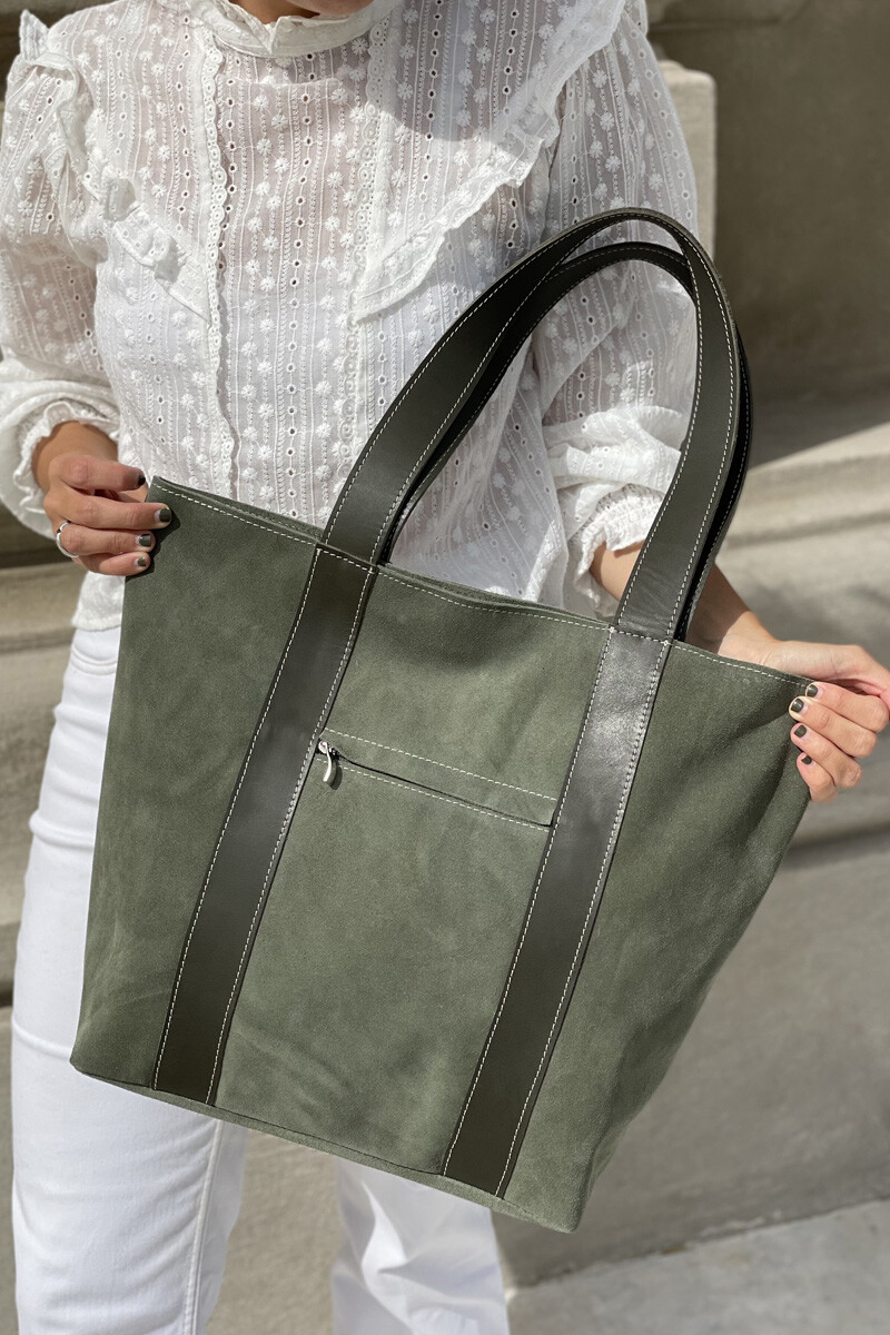 Bolso tatiana Verde gamuza