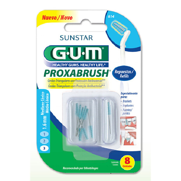 Repuestos Interdentales GUM x 8 Unidades Repuestos Interdentales GUM x 8 Unidades