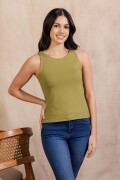 Musculosa Halter. Verde.