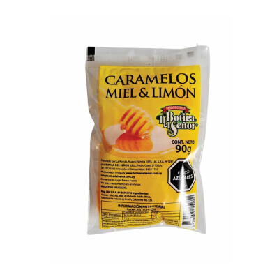 CARAMELOS MIEL Y LIMON BOTICA 90G Caramelos Miel Y Limon Botica
