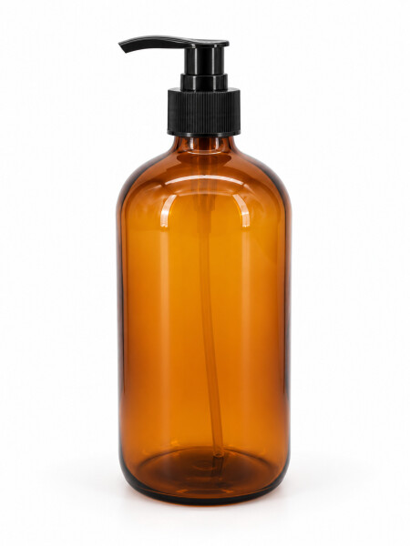 DISPENSADOR DE JABON 500ML AMBAR