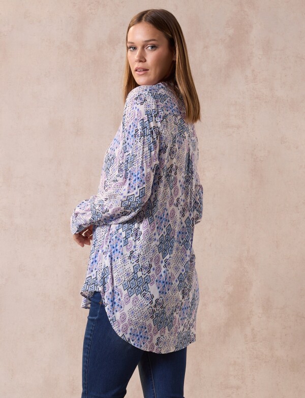Camisa Print BLANCO/MULTI