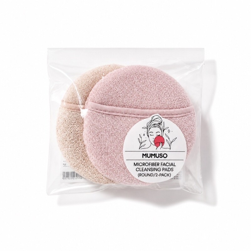 ALMOHADILLAS FACIALES DE MICROFIBRA PARA LIMPIEZA (REDONDAS/2 UNIDADES) ALMOHADILLAS FACIALES DE MICROFIBRA PARA LIMPIEZA (REDONDAS/2 UNIDADES)