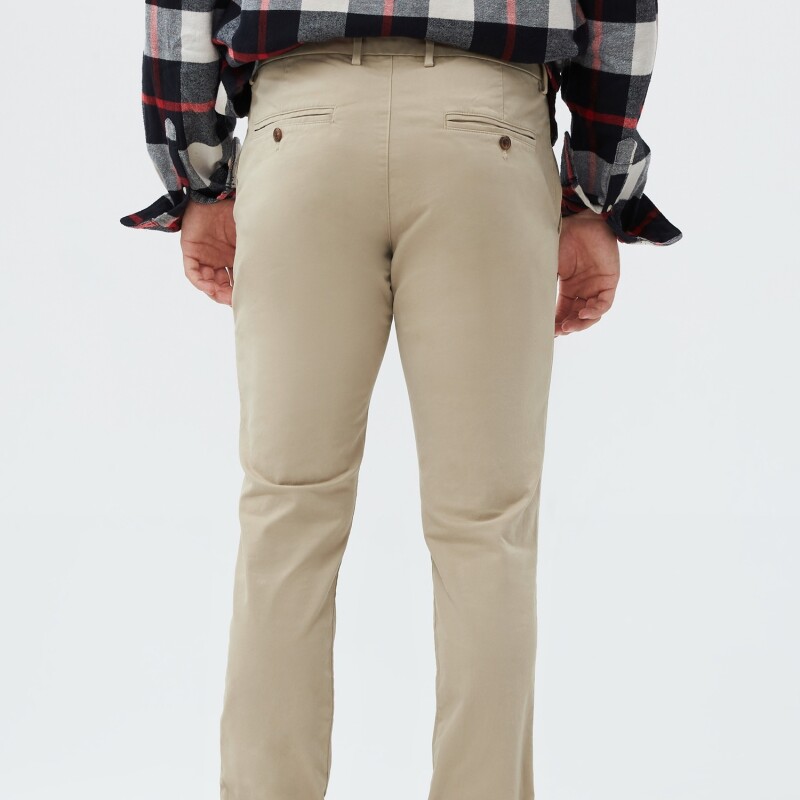 V-ESSENTIAL KHAKI SKINNY FIT ICONIC KHAKI