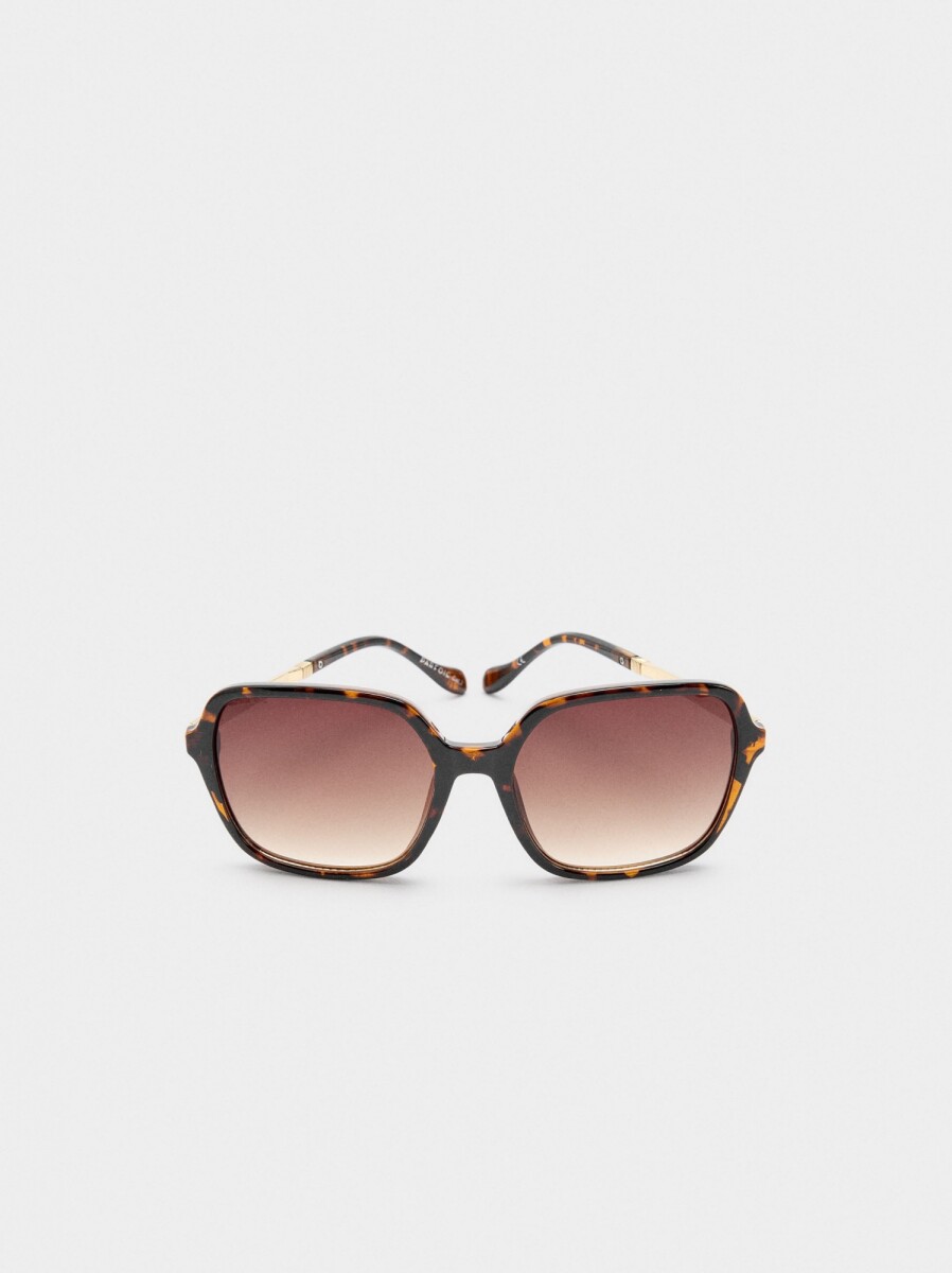 Gafas De Sol Cuadradas - marron 