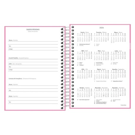 Agenda Tilibra 2026 D+ Fashion Yes You Can