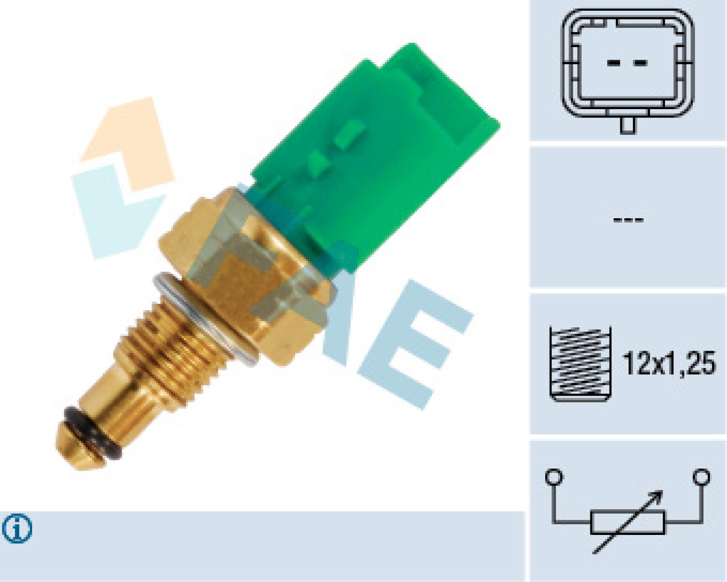 BULBO INTERRUPTOR RENAULT TEMP. LOGAN 1.5DCI PEUGEOT 2.0HDI FAE 