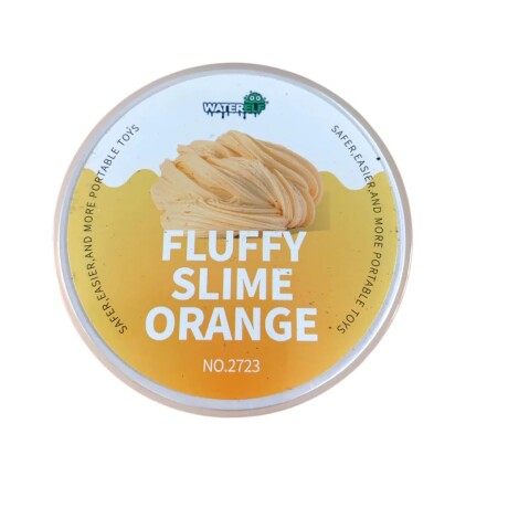 SLIME Baba Esponjosa Naranja pastel