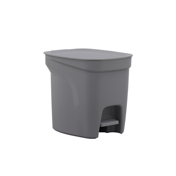 Papelera "COMPACT" 7 Lt. en polipropileno gris -TRAMONTINA TD0434
