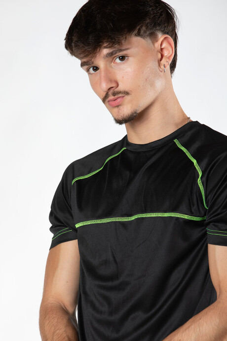 T-SHIRT POWELL CHAMPION Negro