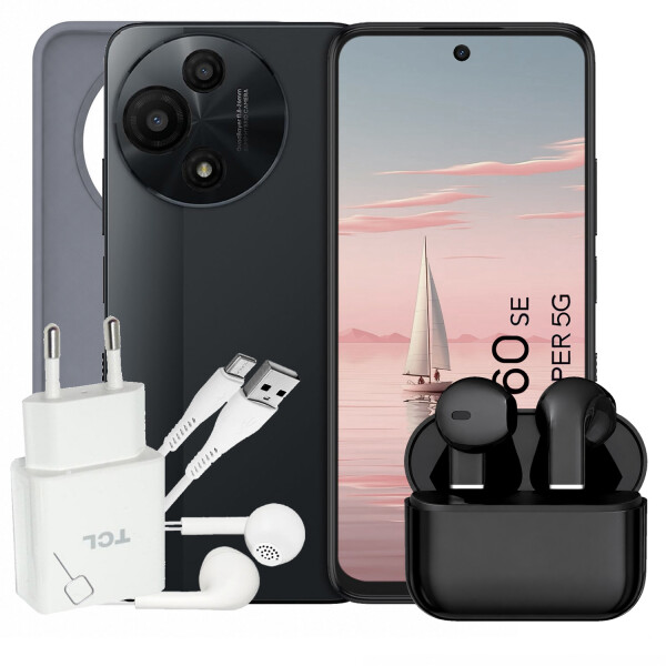 Celular Tcl 60 Se Nxtpaper 5g 18gb (8gb + 10gb) Ram 256gb + Regalo GRIS
