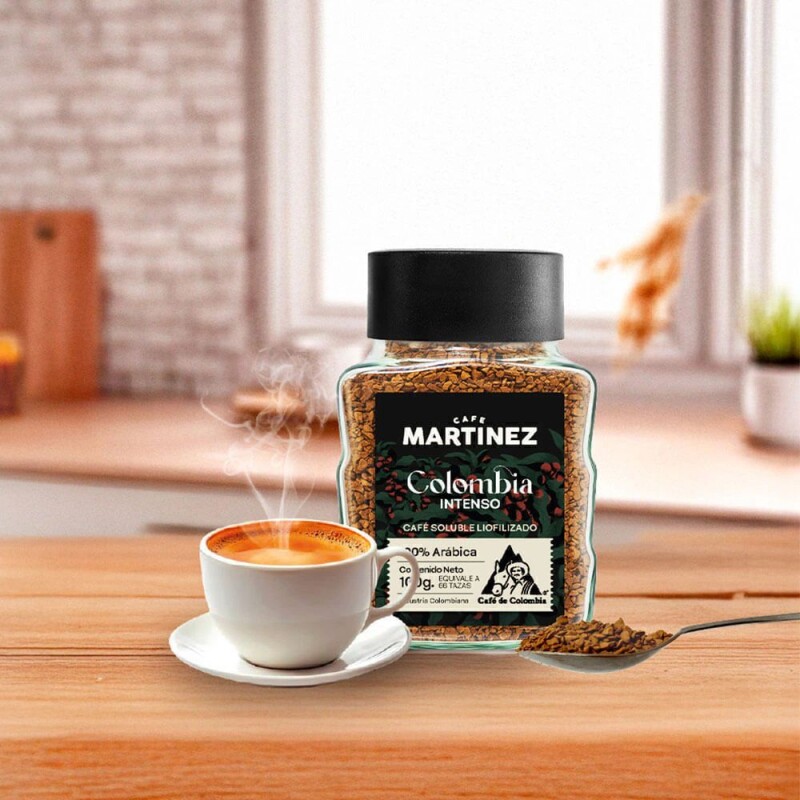 Café Martínez Soluble Liofilizado Colombia Intenso 100g Café Martínez Soluble Liofilizado Colombia Intenso 100g