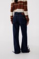 JEAN STRAIGHT BELT Azul