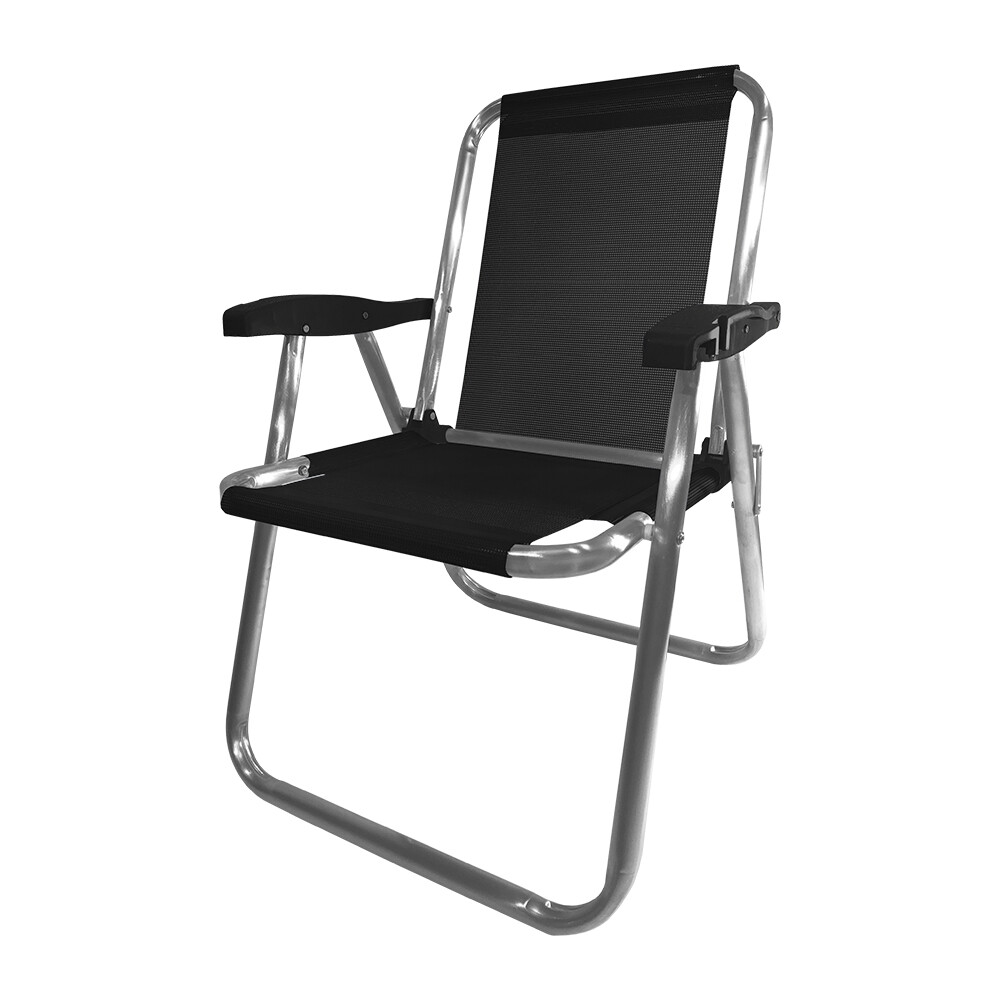 Silla En Aluminio Compacta Zaka PLUS Negra