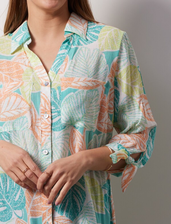 Camisa Print MULTI/VERDE