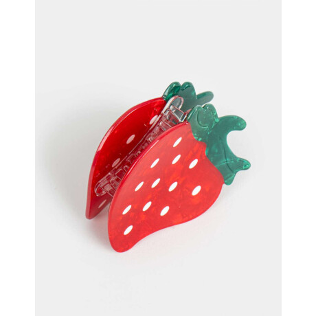 Broche Frutas Rojo Frutilla