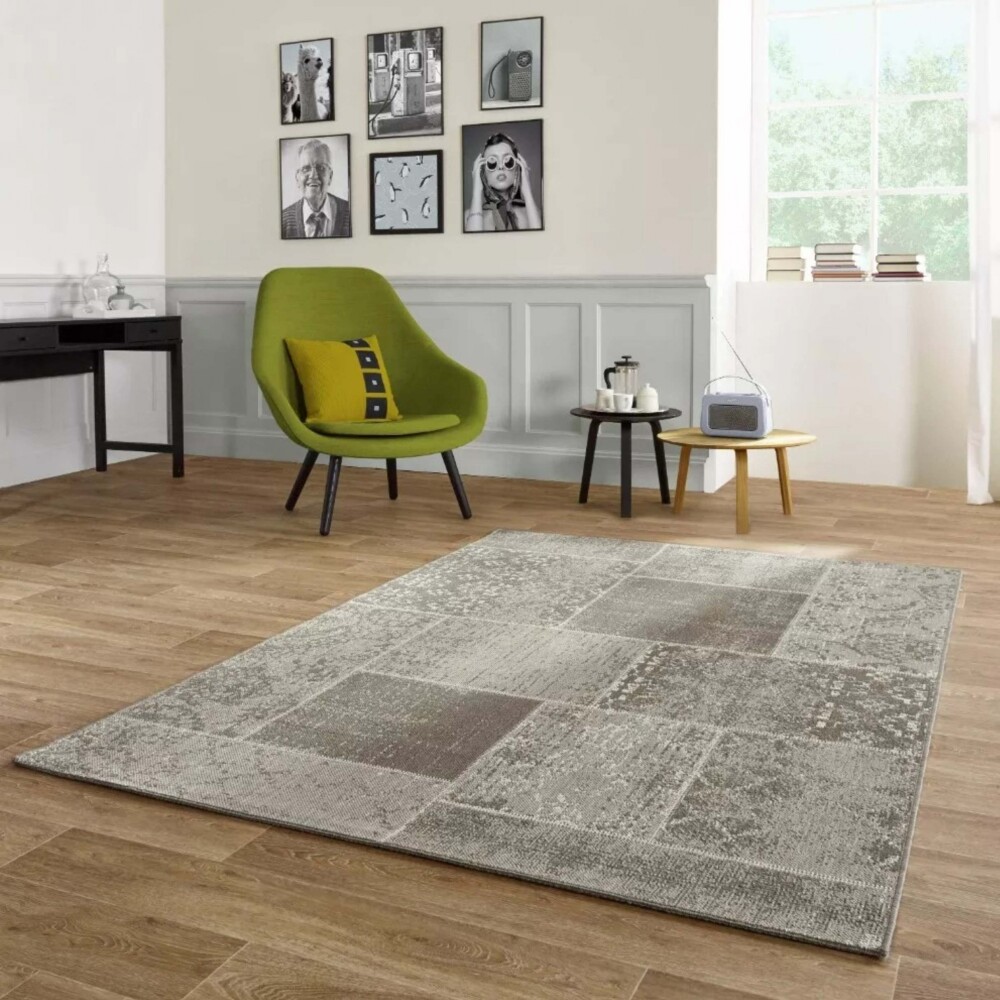 Alfombra Star - 200/290 - Gris y Beige Alfombra Star - 200/290 - Gris y Beige