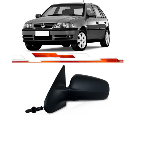 ESPEJO IZQUIERDO SAVEIRO / GOL G3 / G4 99/09 4 PUERTAS CONTROL MANUAL Espejo Izquierdo Saveiro / Gol G3 / G4 99/09 4 Puertas Control Manual