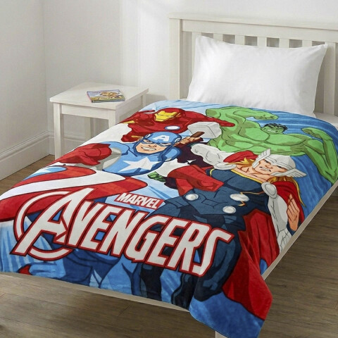 Frazada Infantil 120 x 160 cm Avengers