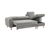 Sillón Esquinero con Baúles amplios - Amo Gris Claro