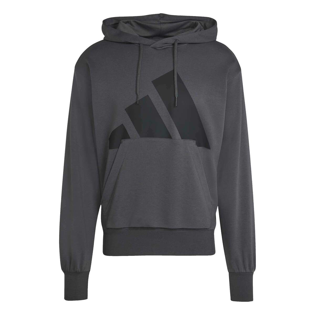 Campera Essentials Big Logo French Terry de Hombre - Gris 