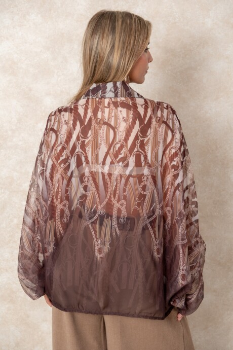 CAMISA CALISTA Chocolate