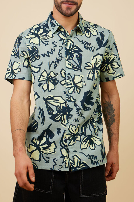 CAMISA JOLT RUSTY Verde