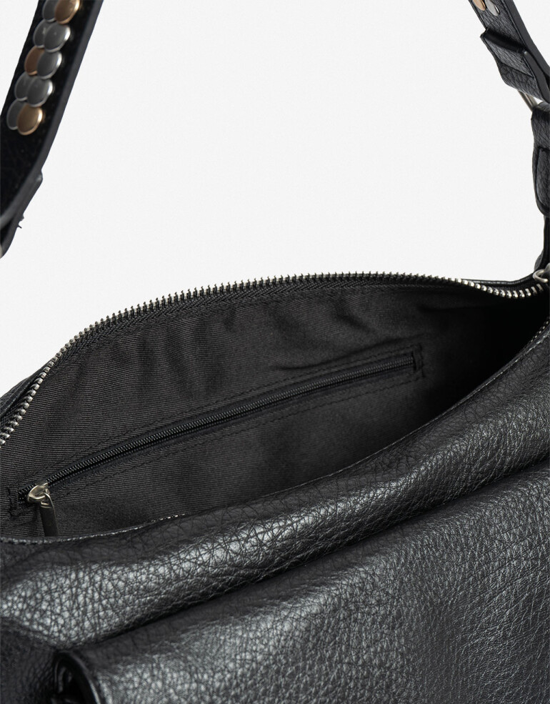 City Cartera Formato Baguette - Negro