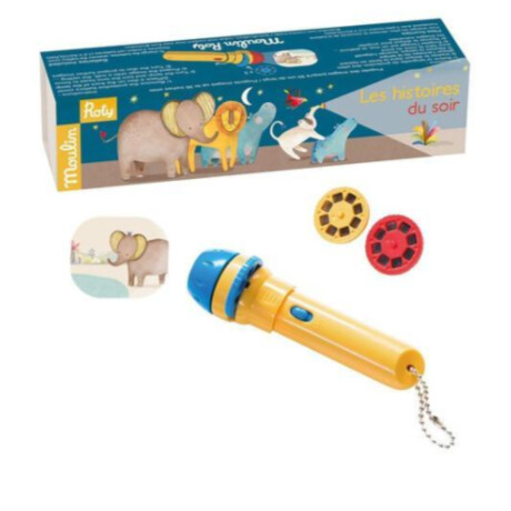 Lámpara proyector de historias Moulin Roty Papoum