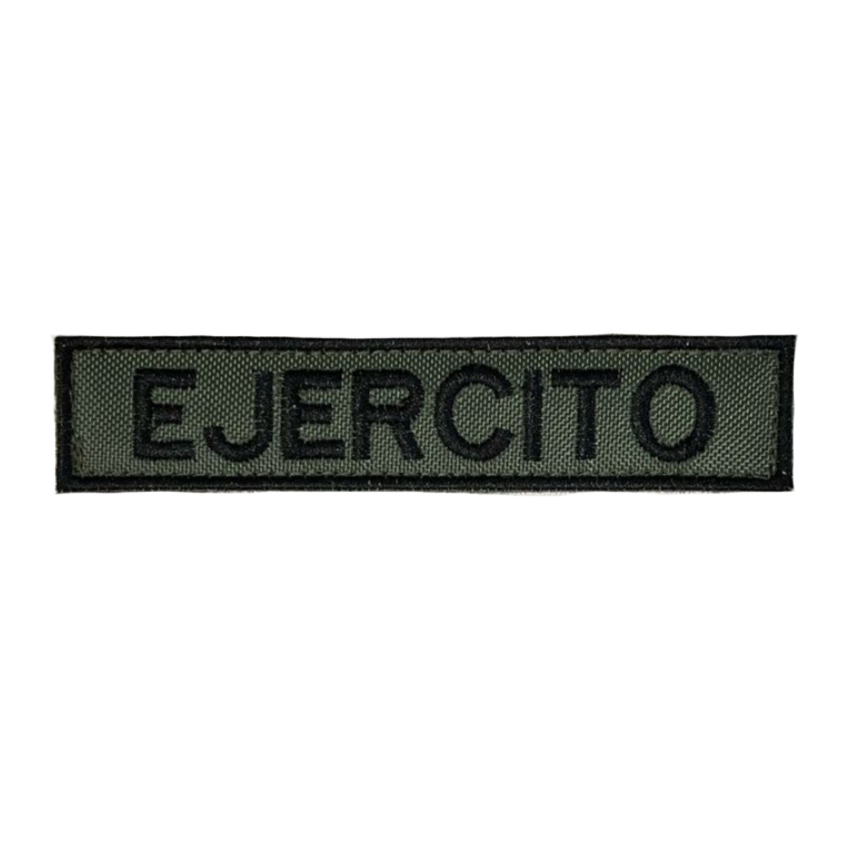 Parche bordado tarjetero rótulo Ejercito - Negro 