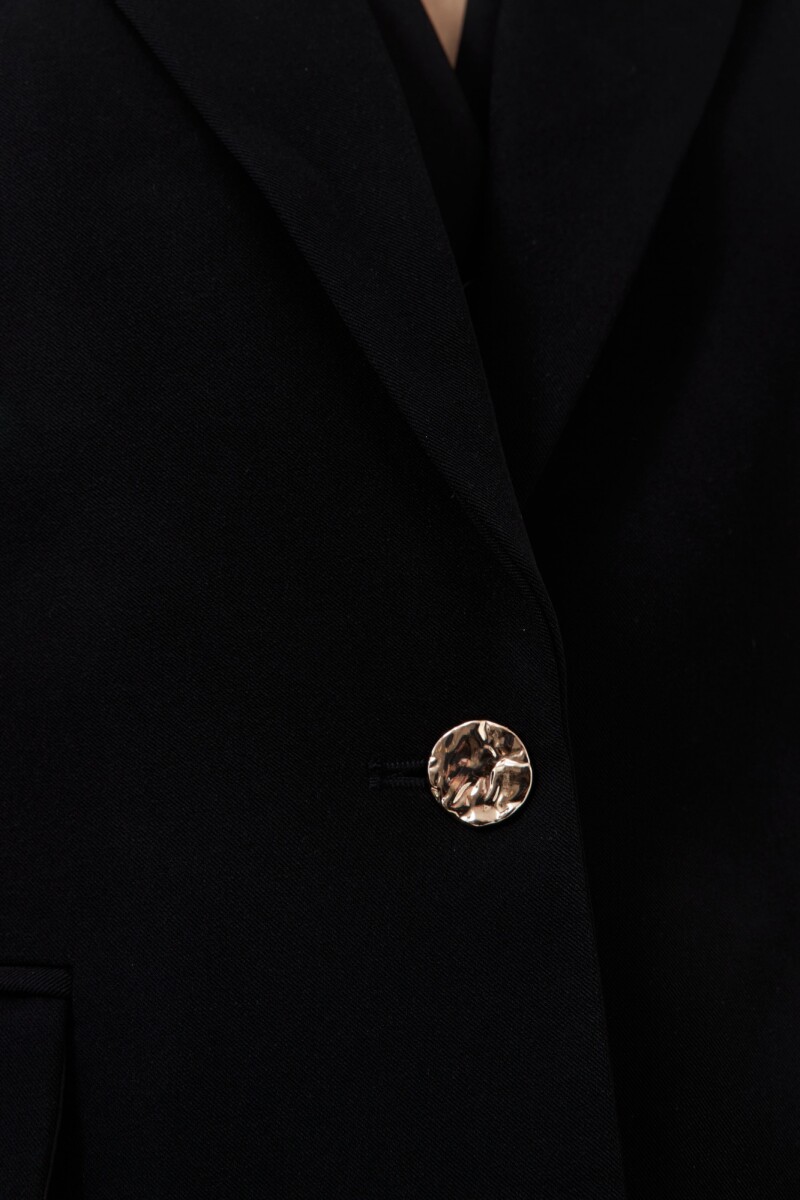 Blazer clásico un botón negro