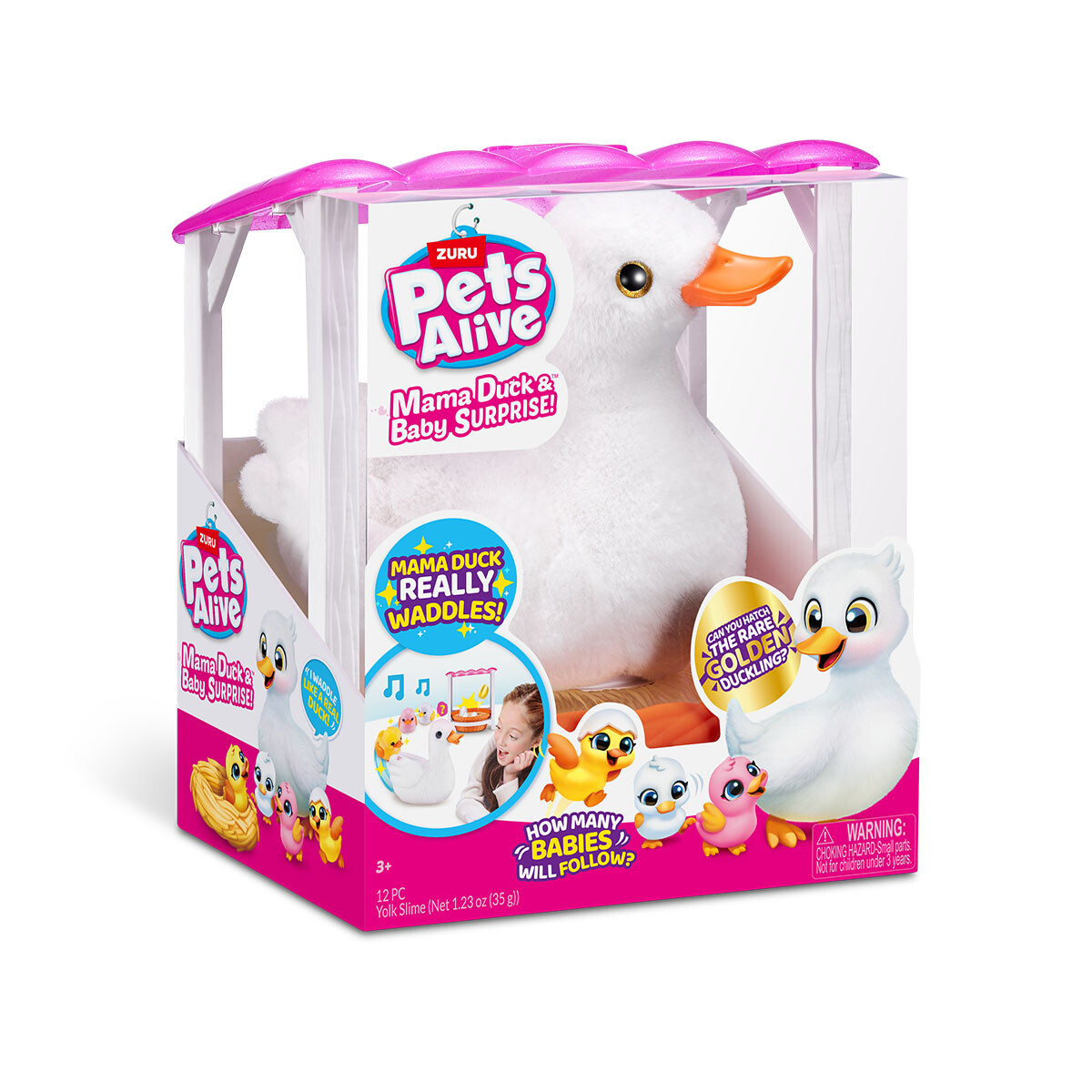 Mamá Pato y sus patitos sorpresa Pets Alive 