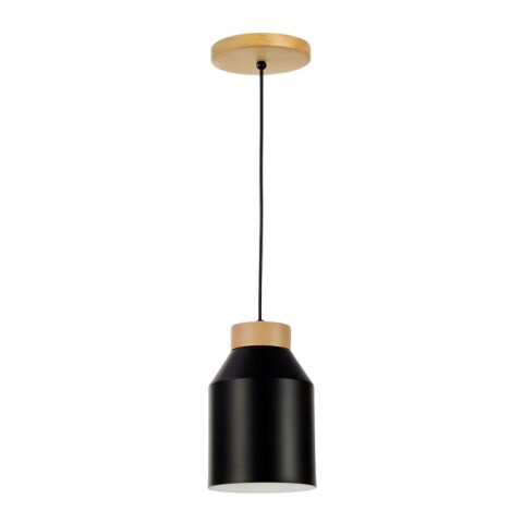 COLGANTE 1L E27 VIBRANCE NEGRO - D15CM COLGANTE 1L E27 VIBRANCE NEGRO - D15CM