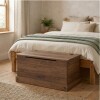 Baúl Pie De Cama - Linea Mexicana Nogal