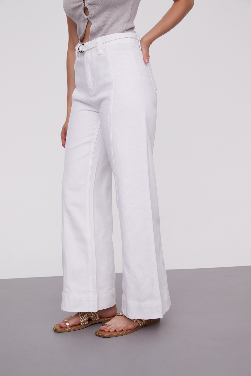 Pantalon Kapeka Marfil / Off White